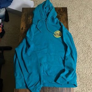 Turquoise H&M hypnotizer sweatshirt